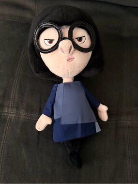 Edna Mode Plush Doll Soft Toy - Black & Navy